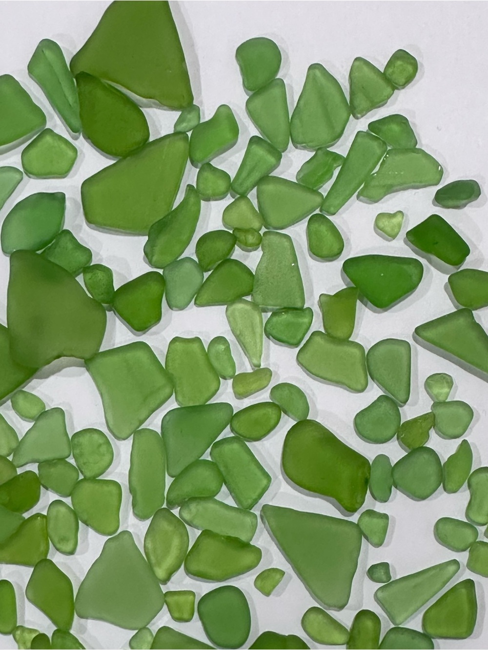 Authentic Green and blue Seaglass in Glass Vials - Picture 6 of 12